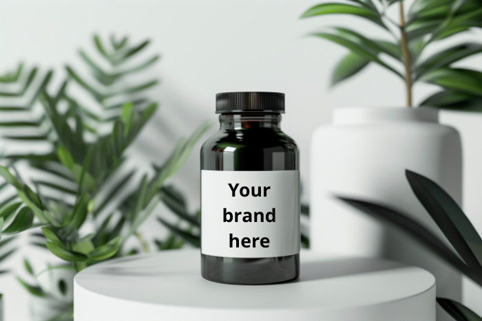 An empty capsule can on a table An empty capsule can on a table