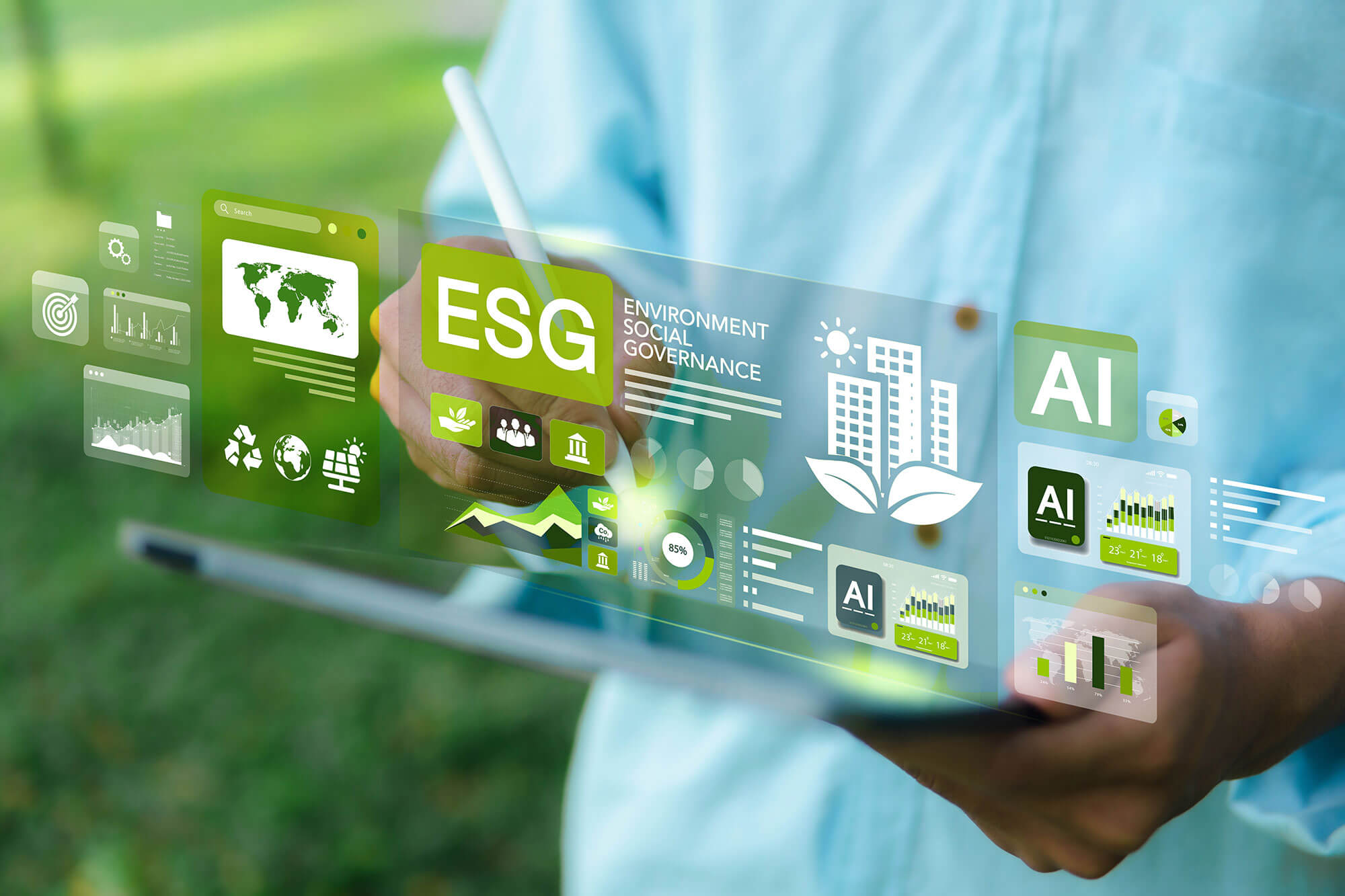 Schmuckbild ESG (© iStock 2129394085 from Sakorn Sukkasemsakorn) Schmuckbild ESG